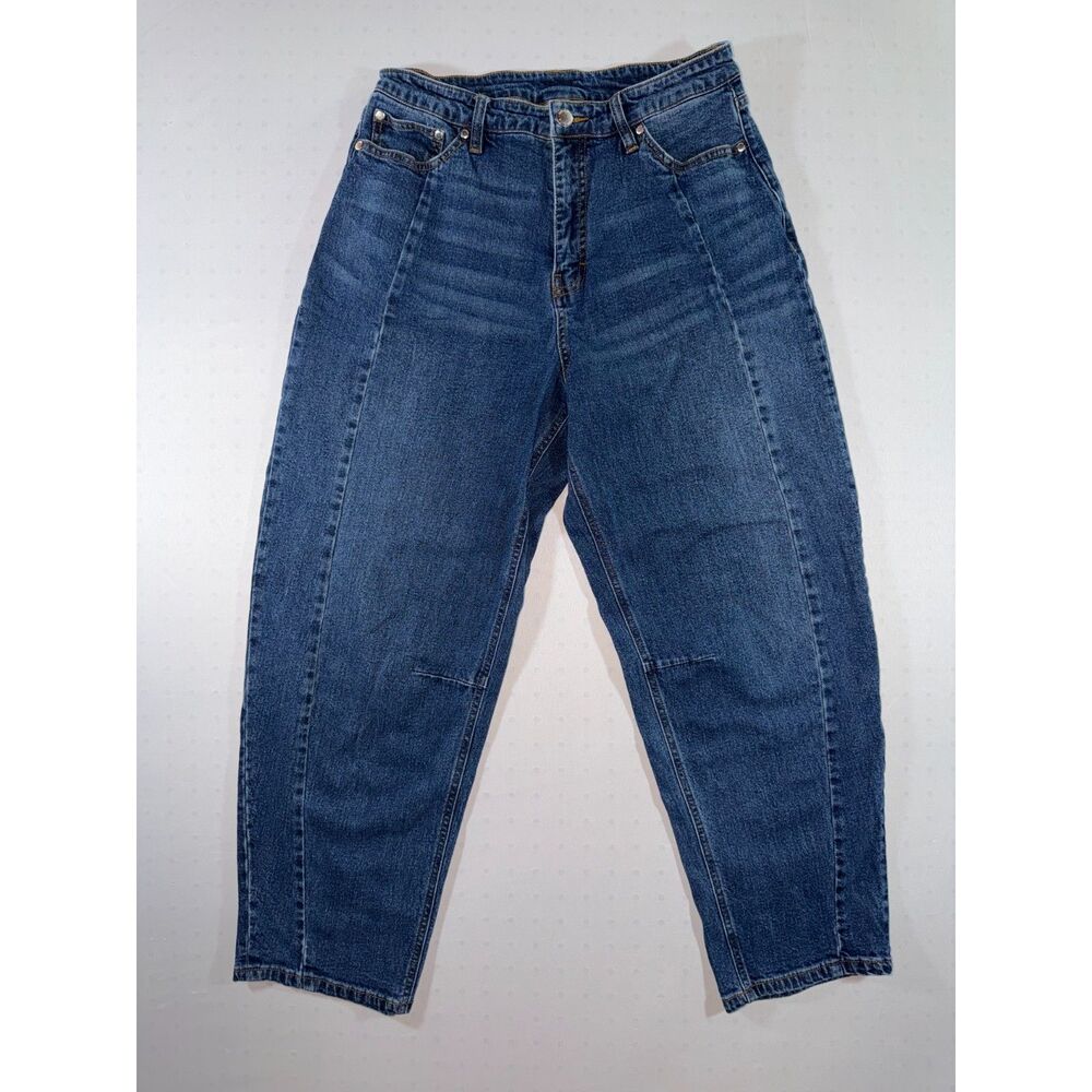 On 34th High Waisted Barrel Leg Jeans | Size 10/30